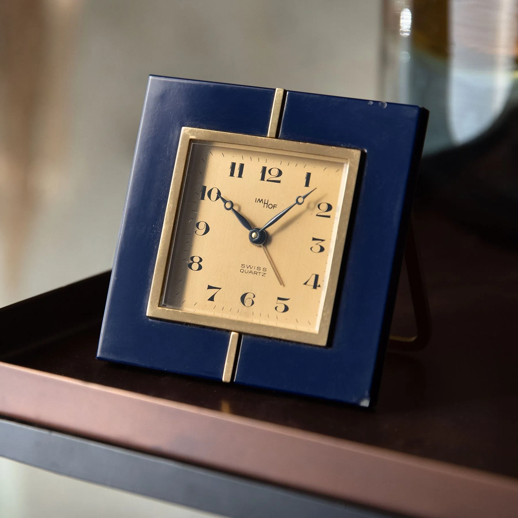 Imhof Blue Desk Clock