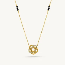 Iravati Diamond Mangalsutra | BIS Hallmarked | 18k Gold Vermeil