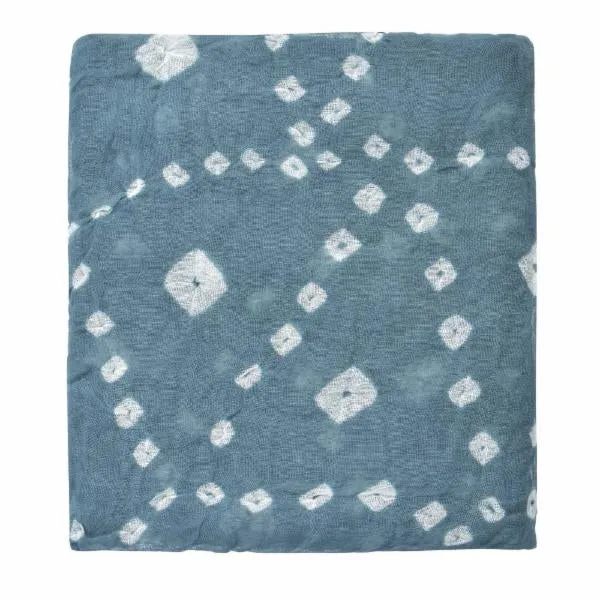 Kamala Linen Pashmina - Blue