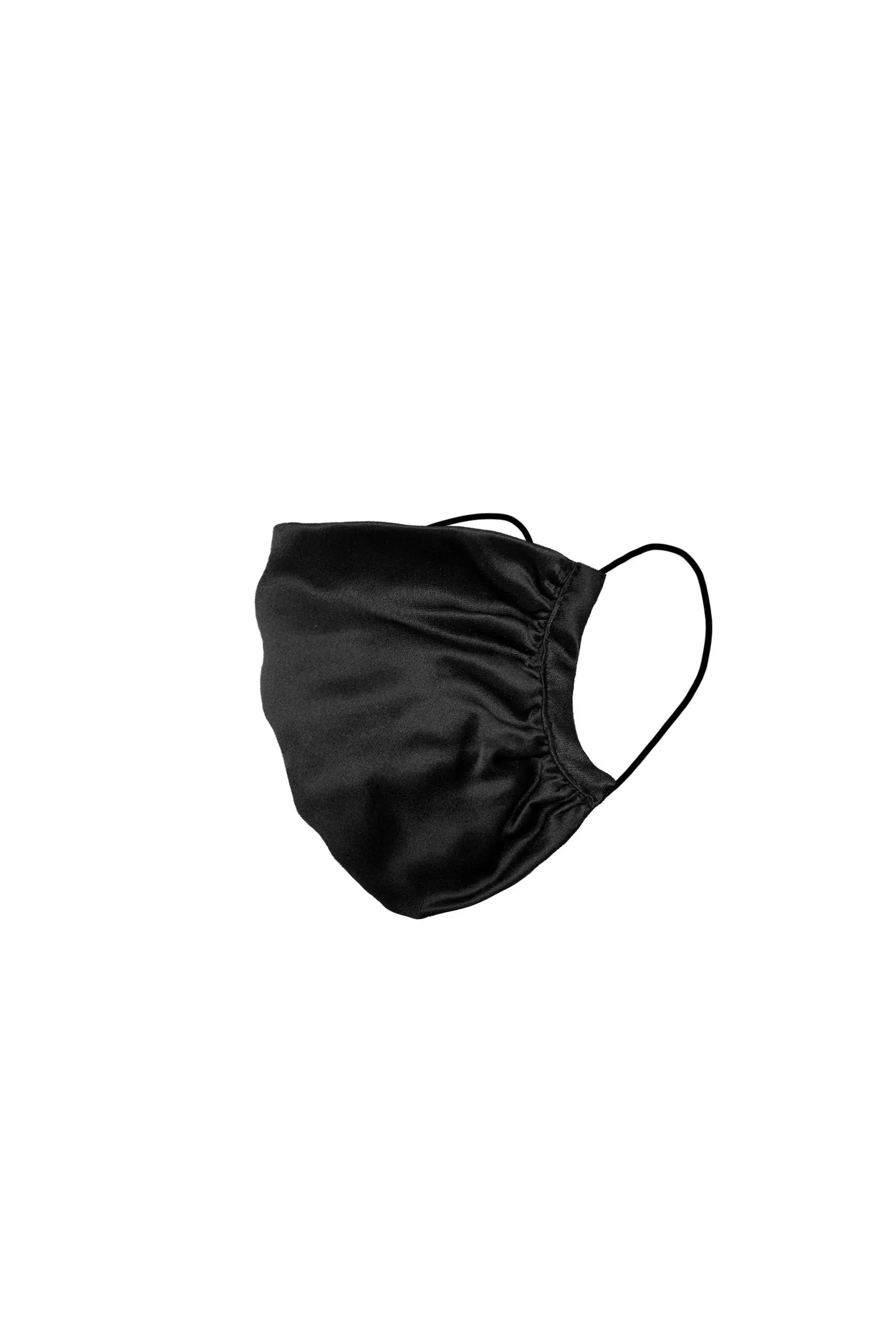 KES Peace Face Covering - Black Silk (2 in 1 Pack)