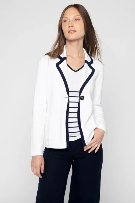 Kinross Cashmere Tipped Blazer