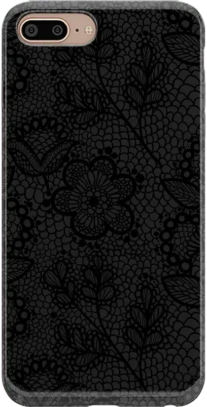 Lace Me Up | Black Floral Case