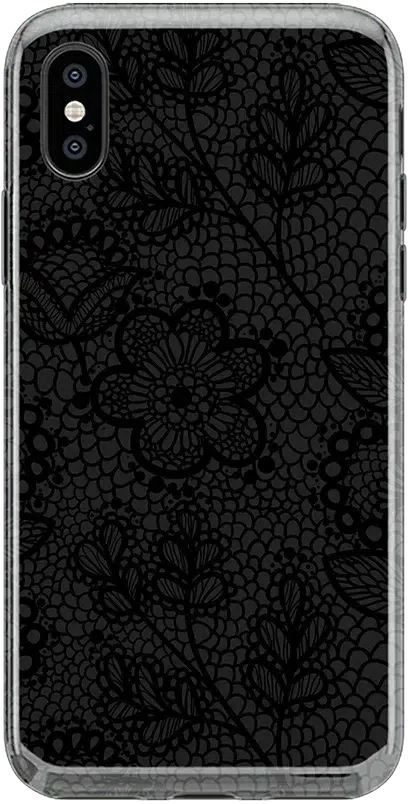 Lace Me Up | Black Floral Case