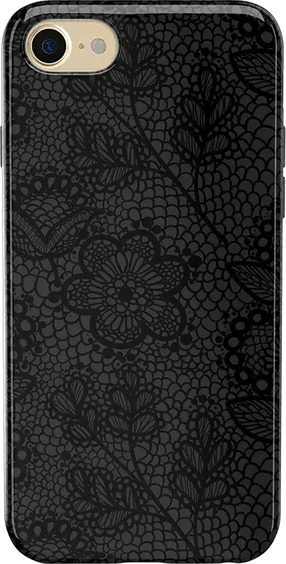 Lace Me Up | Black Floral Case