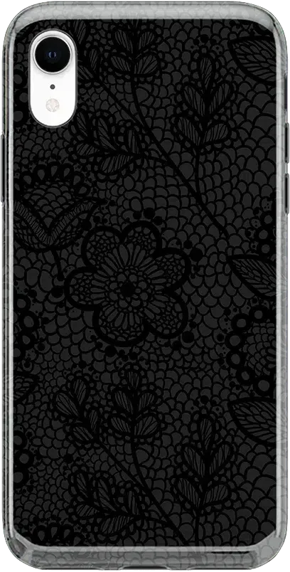 Lace Me Up | Black Floral Case