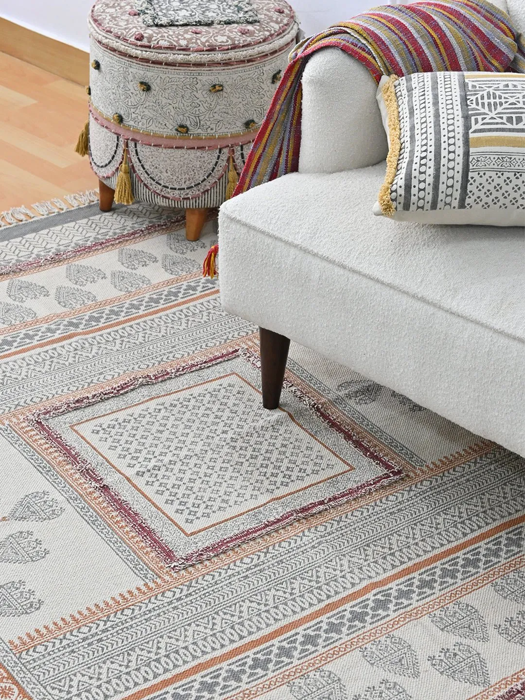 LANCET - BLOCK PRINTED RUG