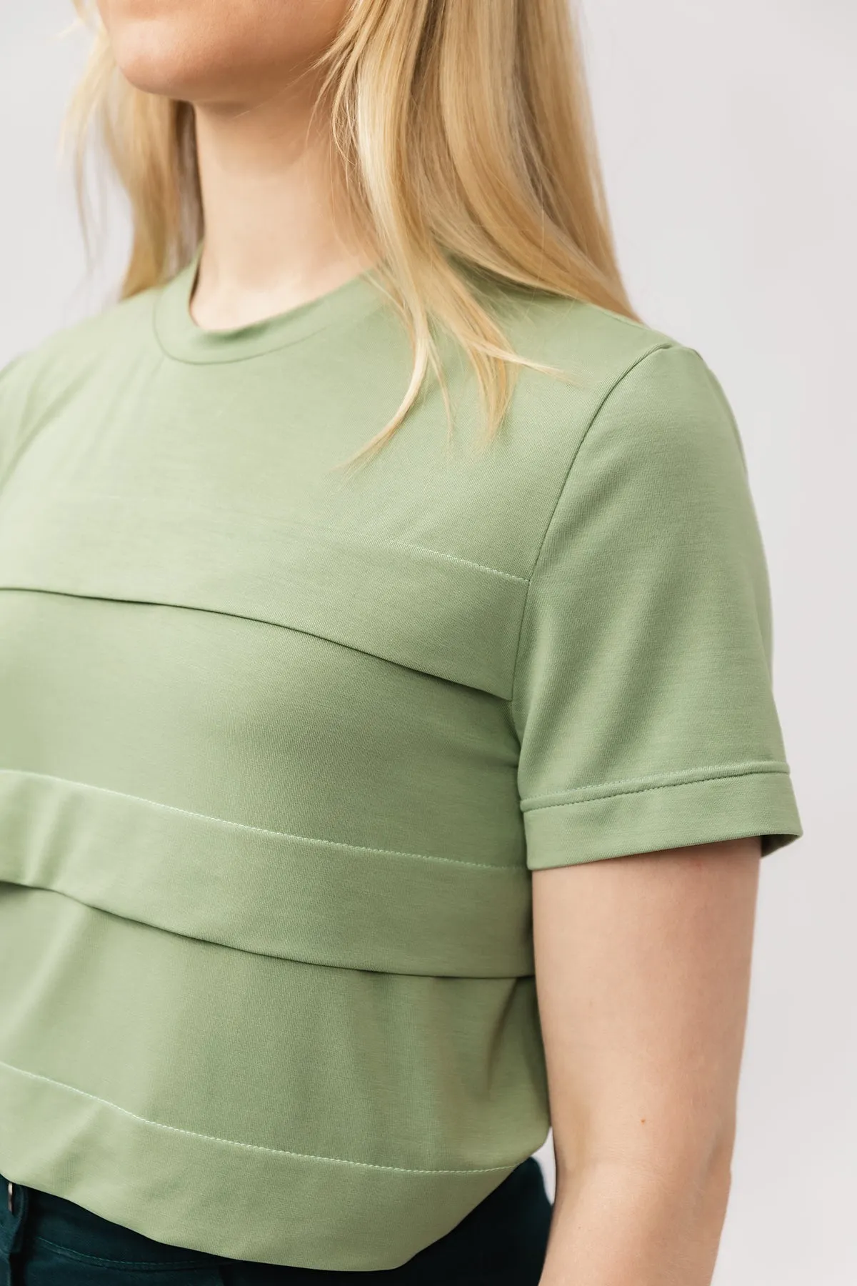 Laurie pleated tee