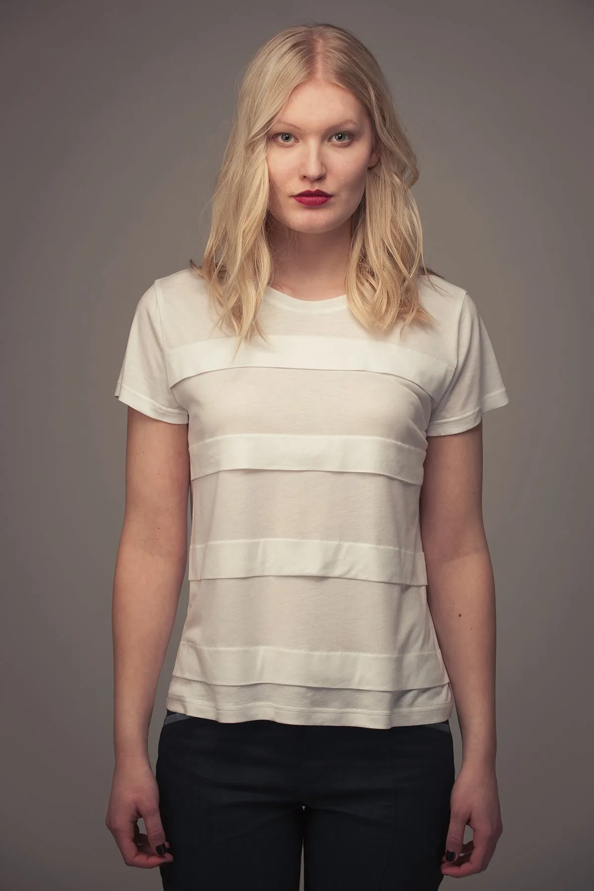 Laurie pleated tee