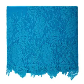 Malaga Lace Pashmina - Turquoise