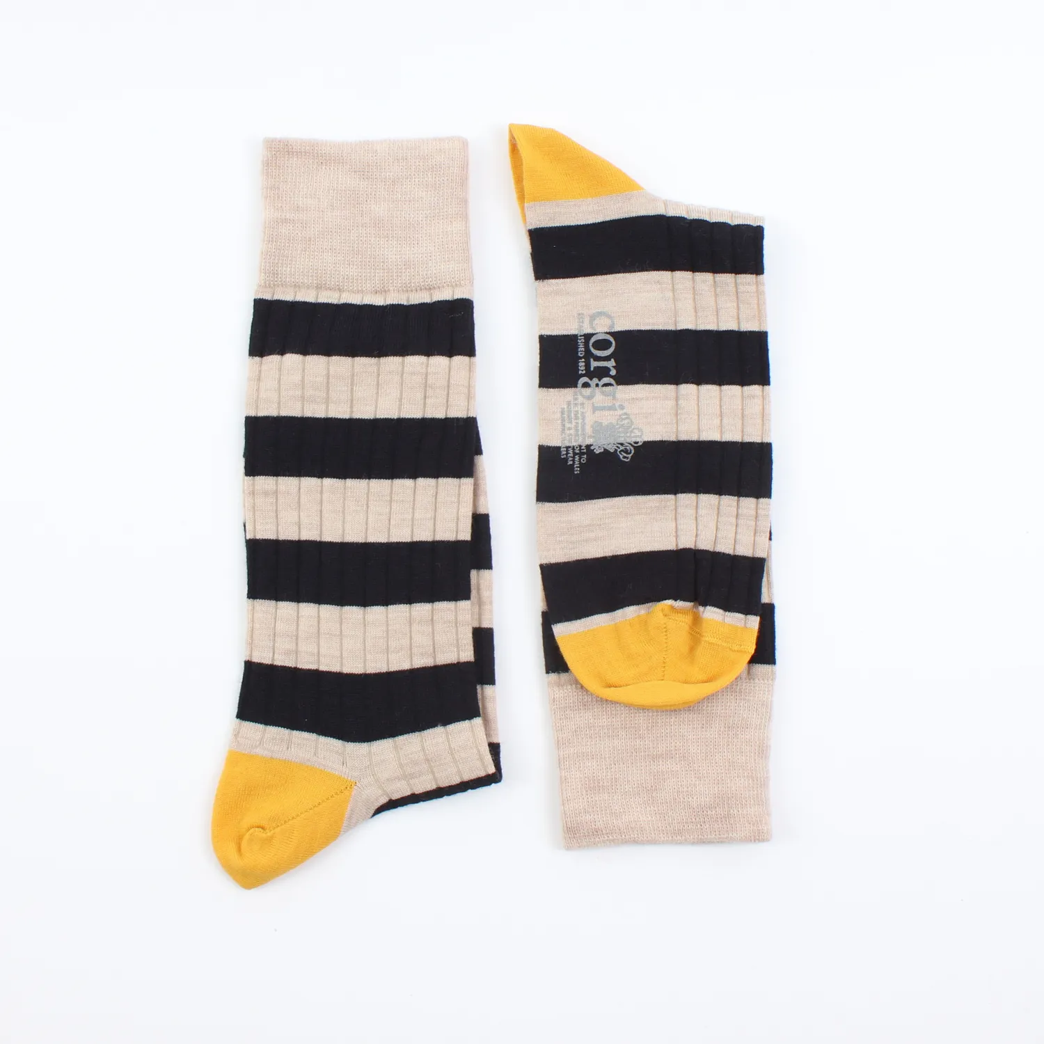 Men's Two Stripe Wool Socks