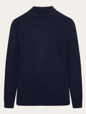 Merino mock neck - RWS - Total Eclipse