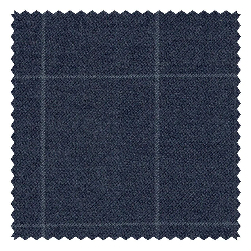 Mid Blue VBC "Perennial" Windowpane