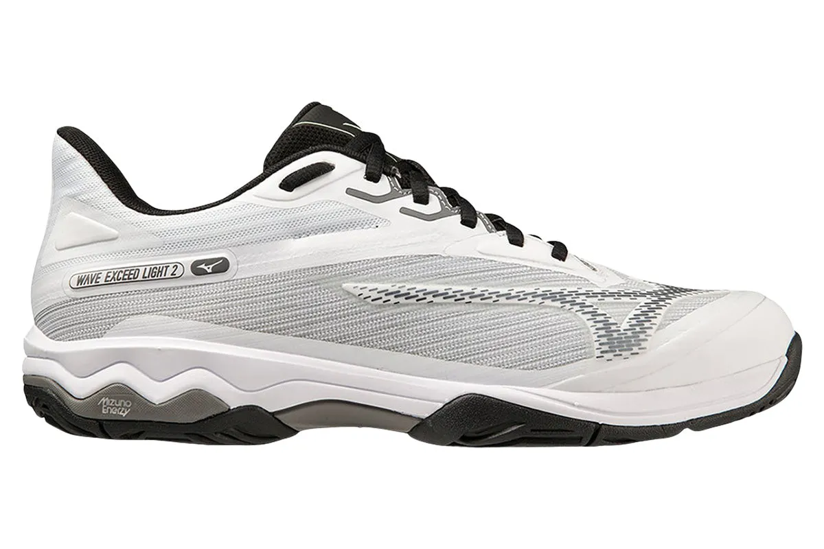 Mizuno Wave Exceed Light 2 AC 2E White/Metallic Gray/Black Mens