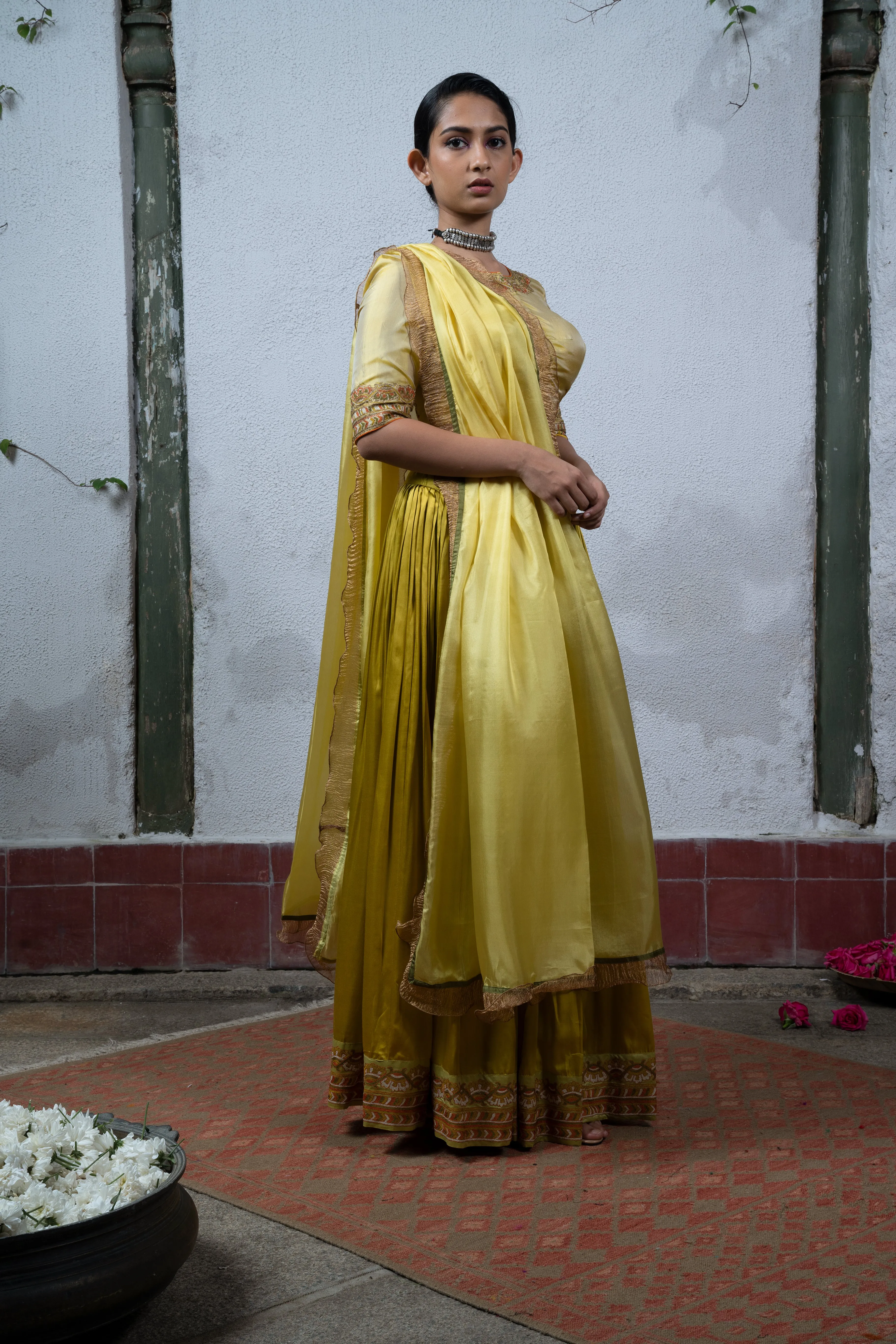 Mysore: Yellow Lehanga