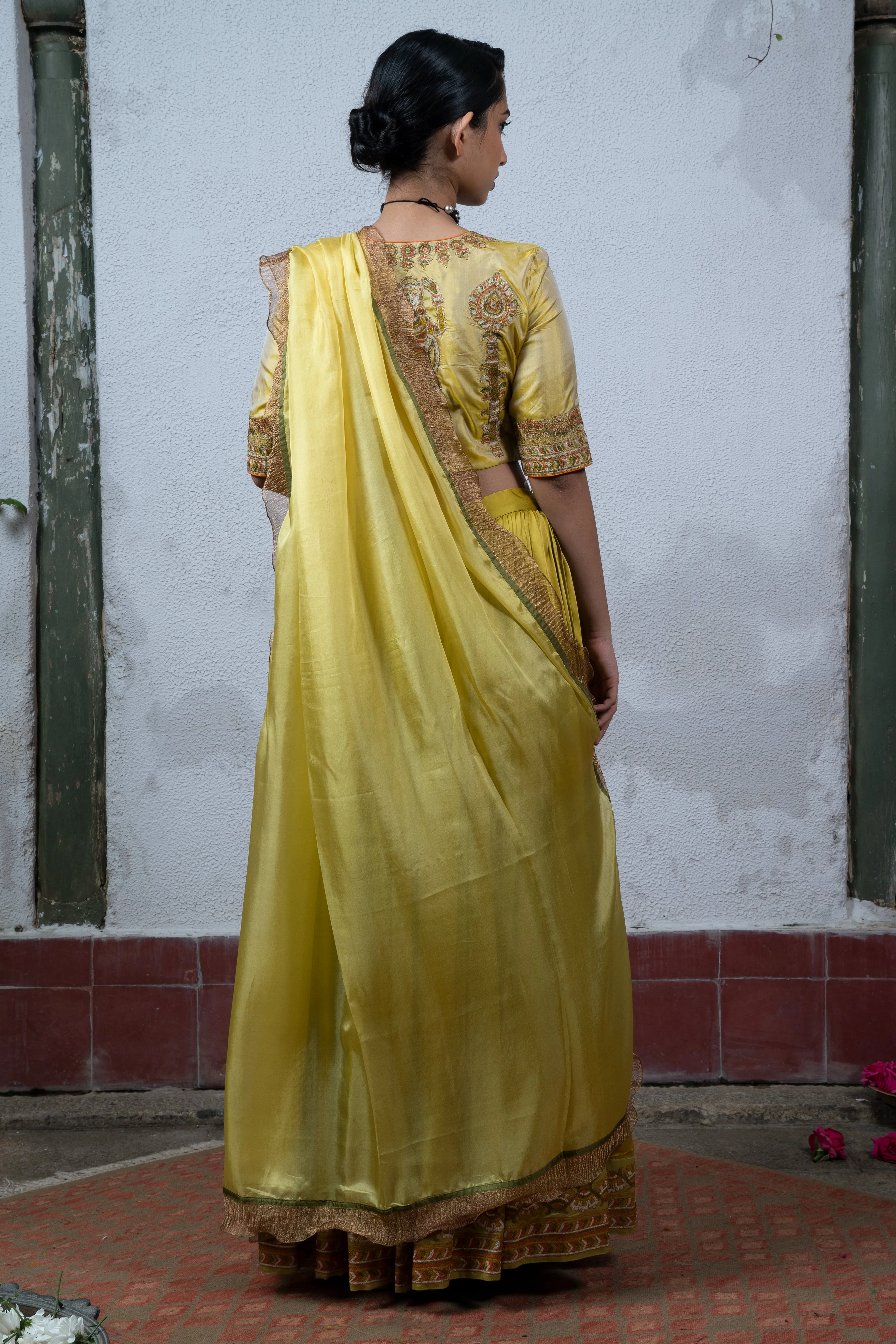 Mysore: Yellow Lehanga