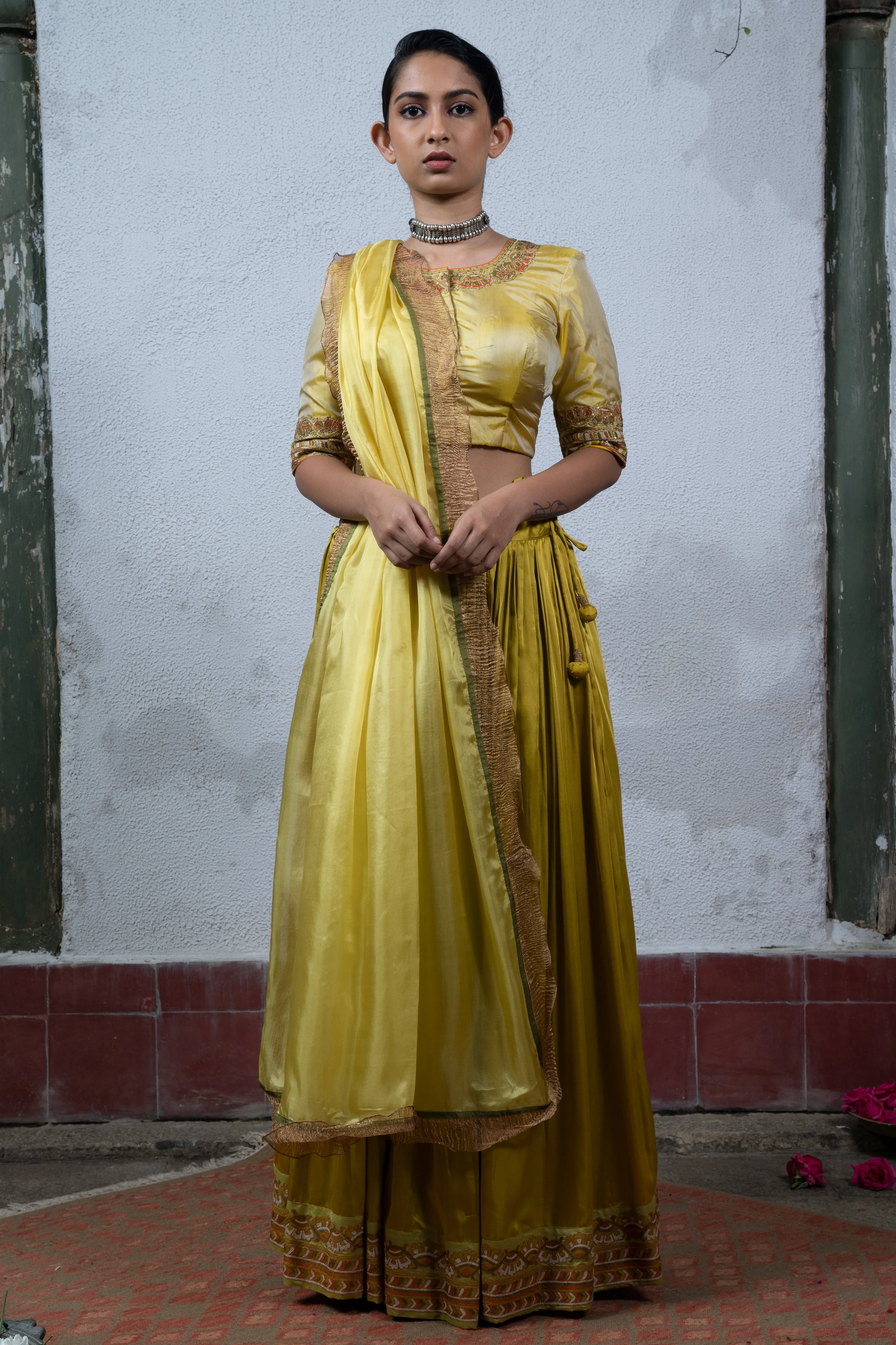 Mysore: Yellow Lehanga