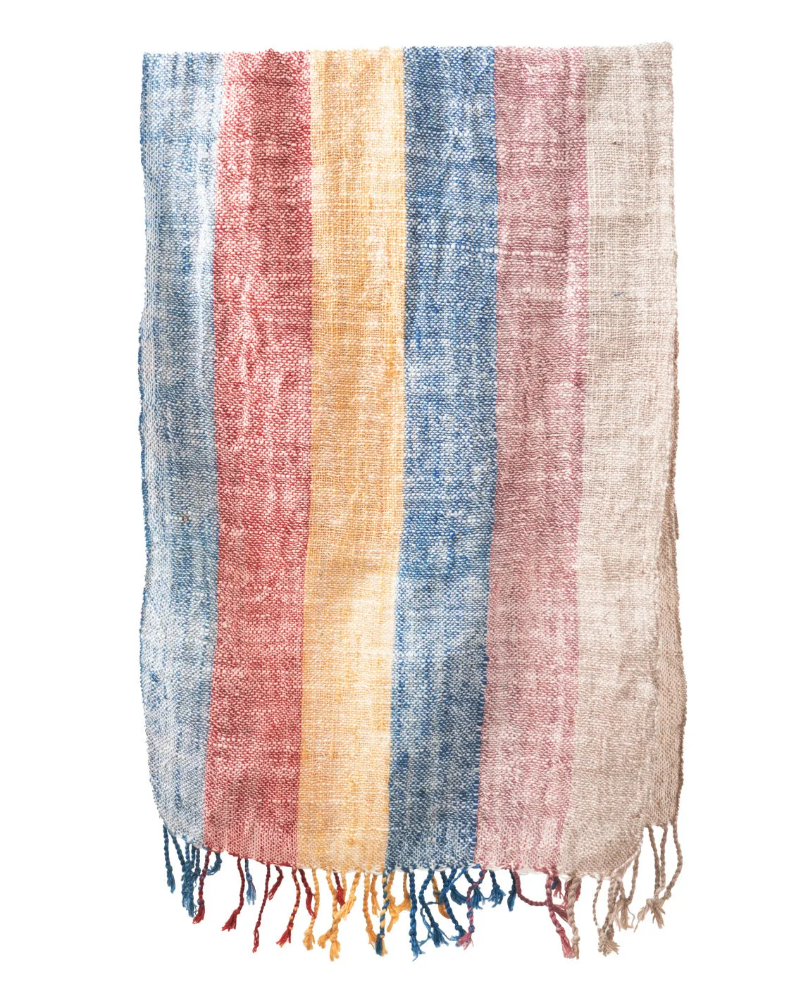 Natural Dyed Handspun Handwoven Cotton Scarf & Shawls