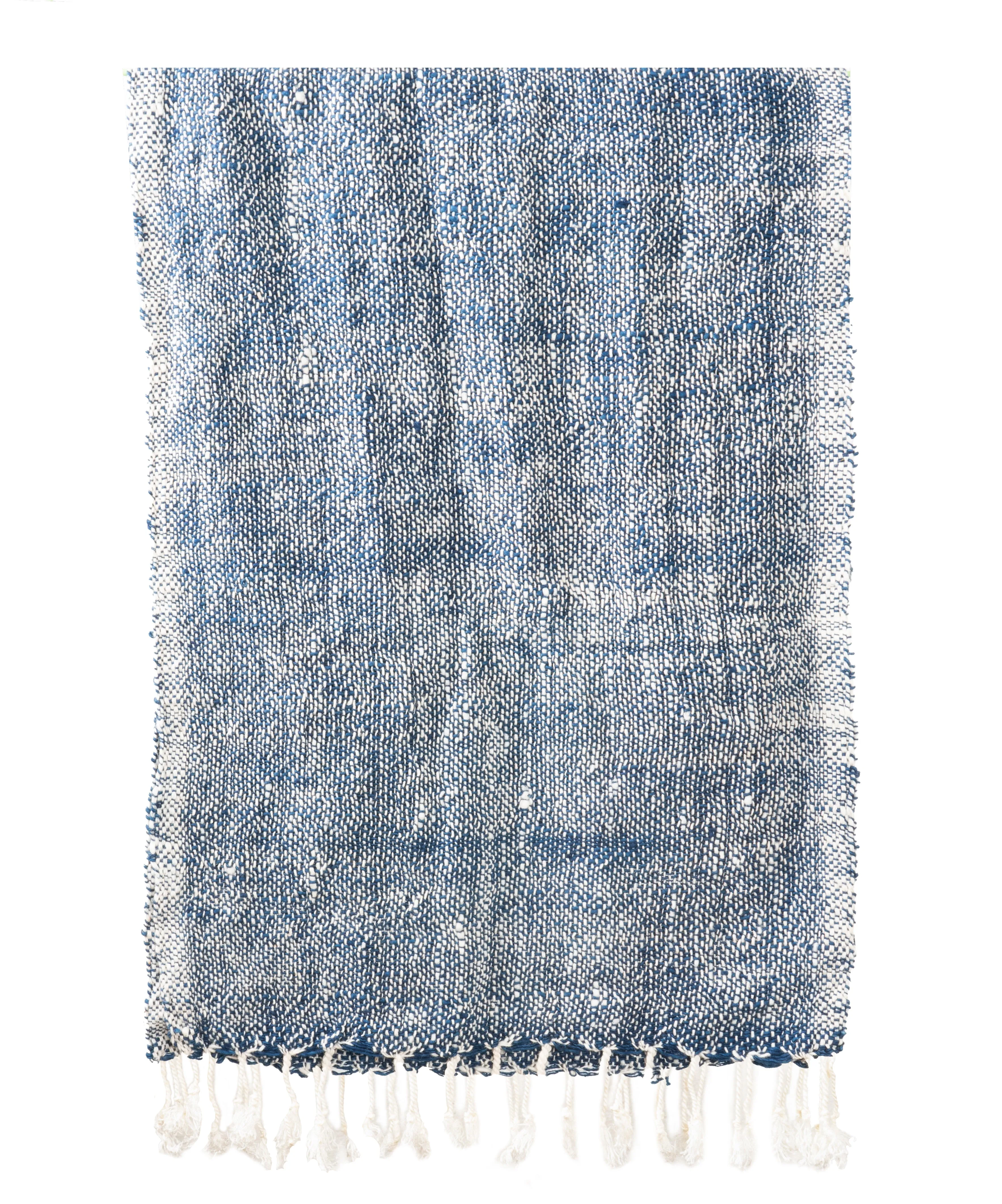 Natural Dyed Handspun Handwoven Cotton Scarf & Shawls