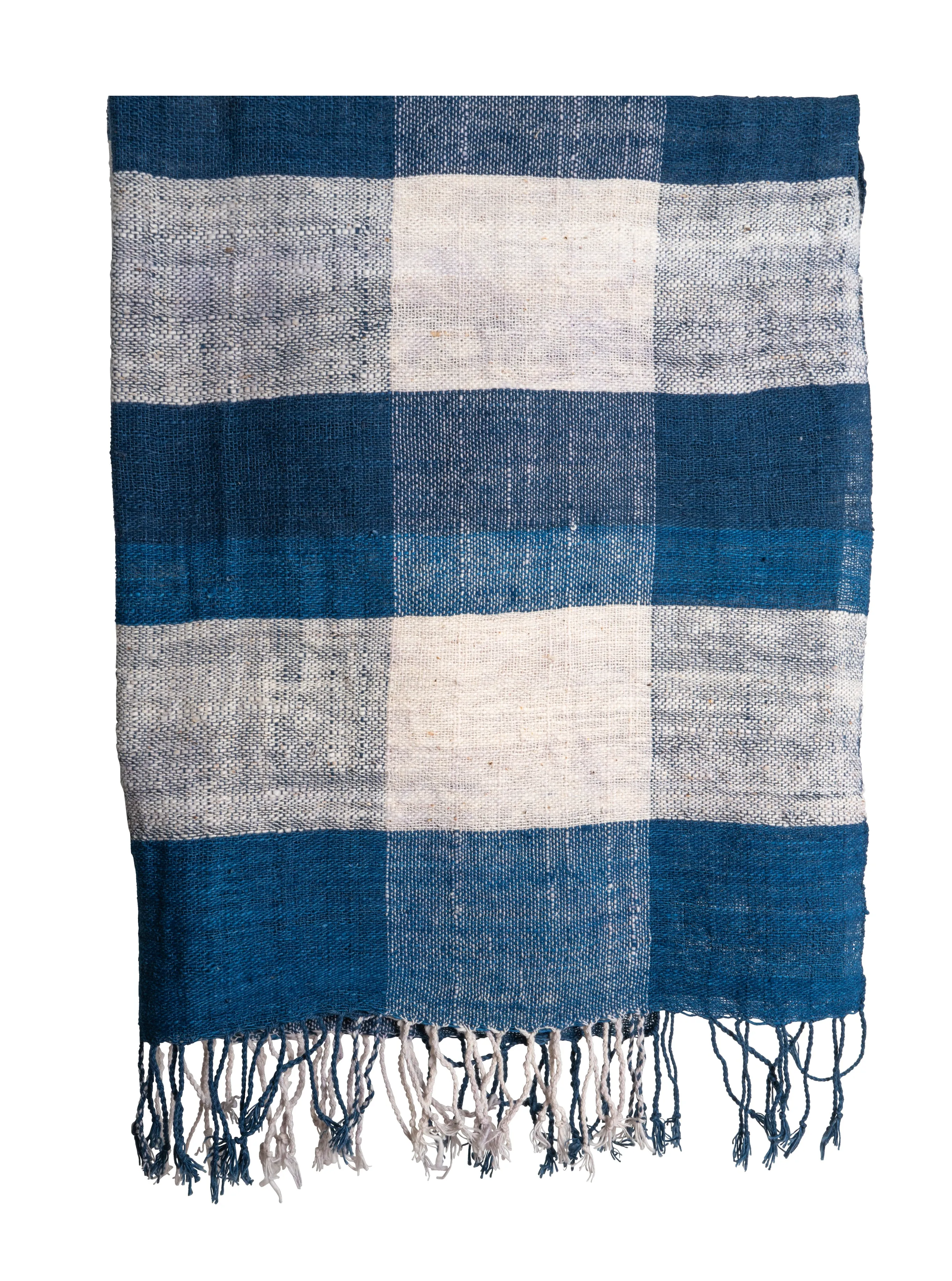 Natural Dyed Handspun Handwoven Cotton Scarf & Shawls