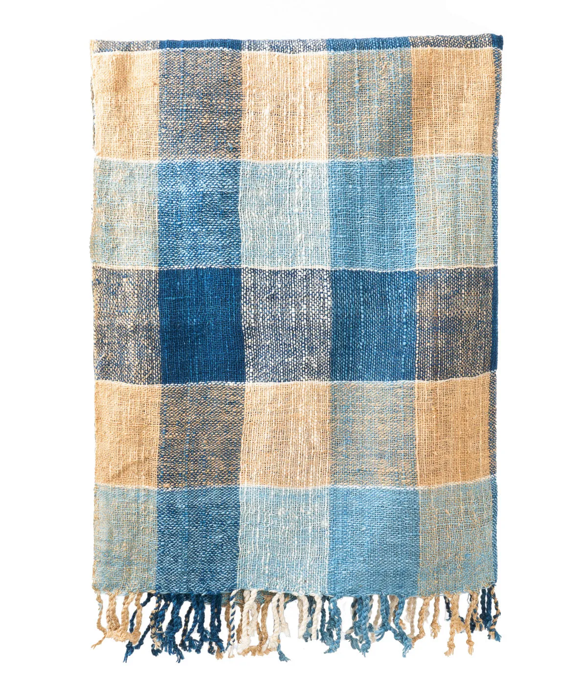 Natural Dyed Handspun Handwoven Cotton Scarf & Shawls