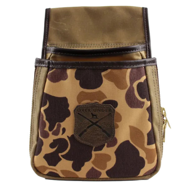 Old School Camo Shell Pouch - Large