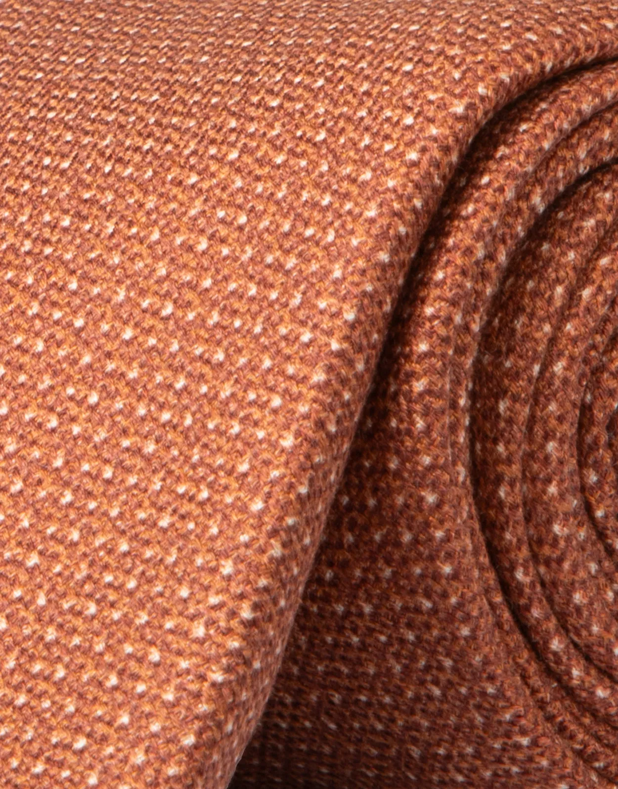 Orange Textured Silk Tie