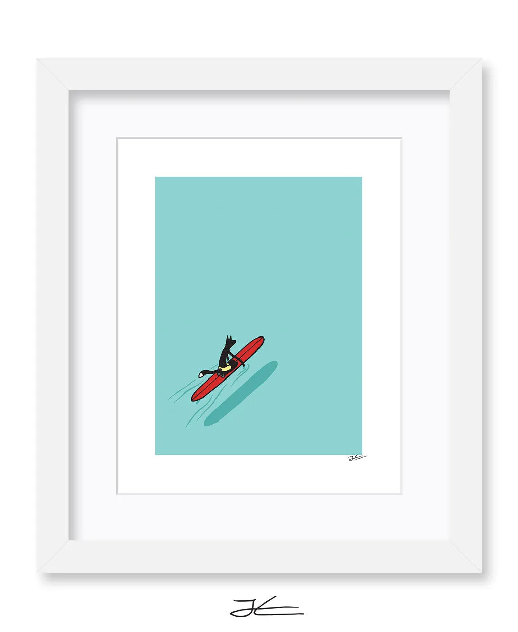 Paddling Out - Print/ Framed Print