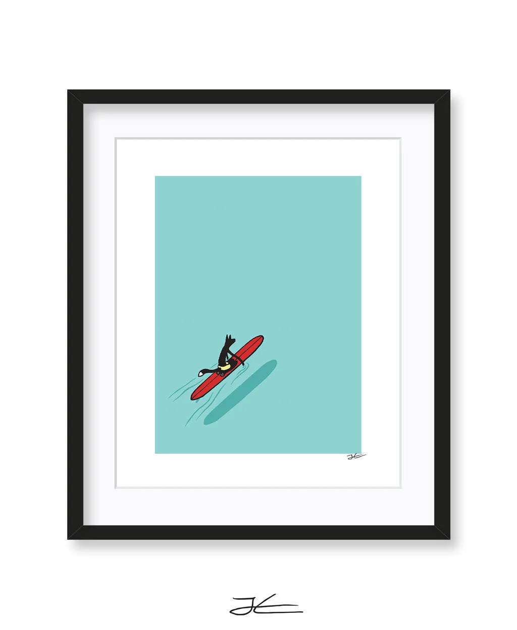 Paddling Out - Print/ Framed Print