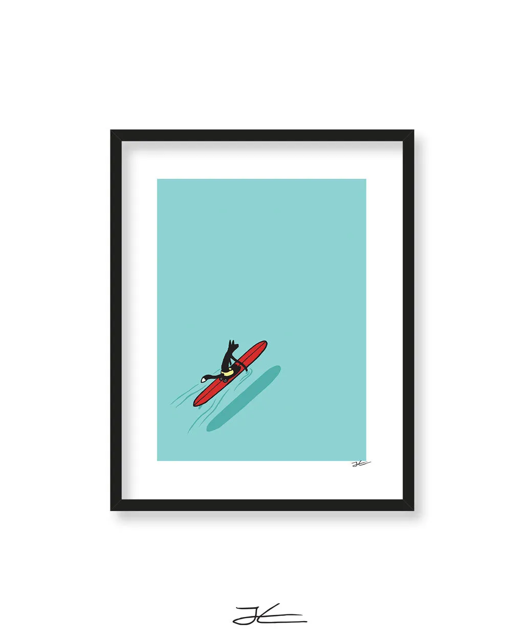 Paddling Out - Print/ Framed Print