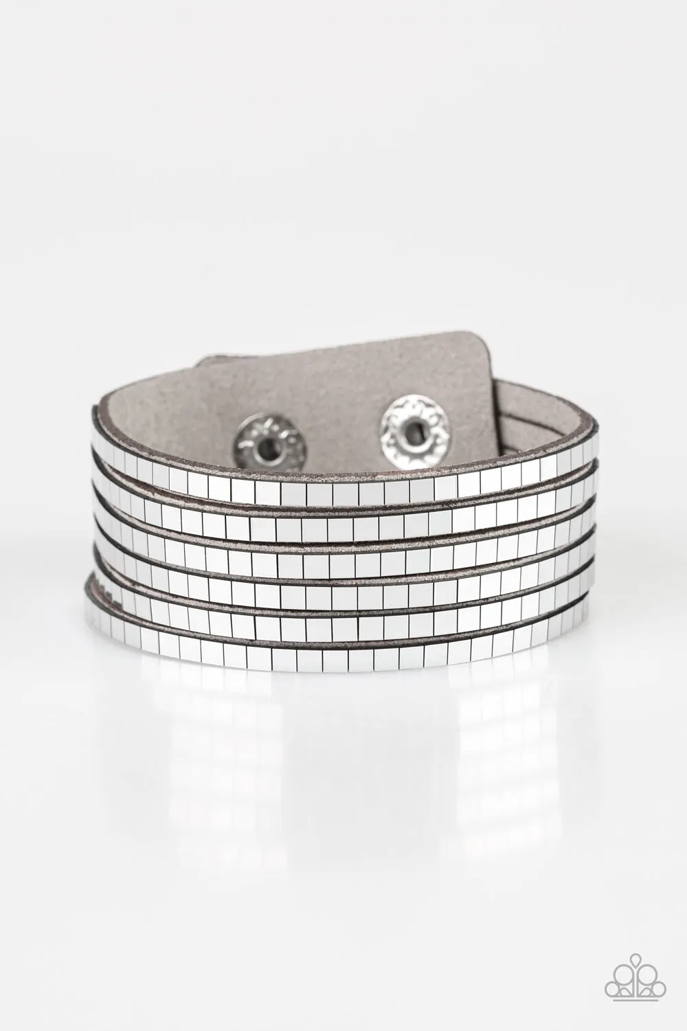 Paparazzi Accessories  - Disco Dazzle Silver Bracelet