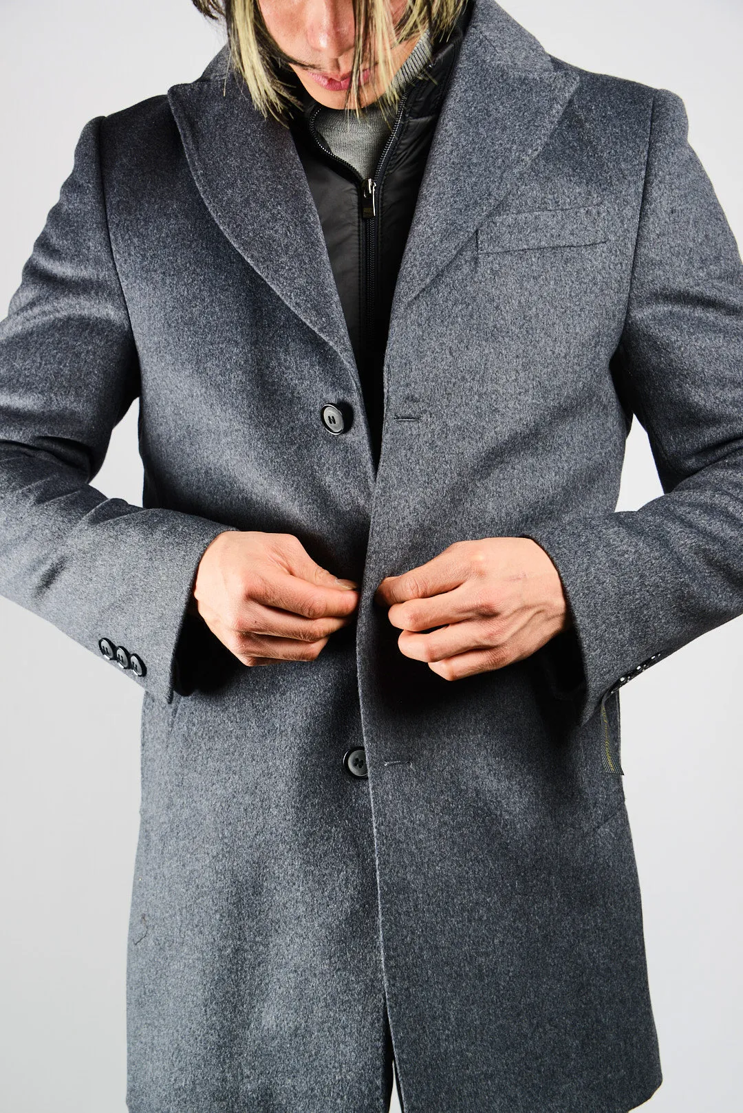 Preston Brushed Heathered Coat