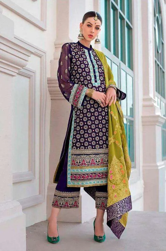 Pure Party Wear Georgette Pakistani Style Suit