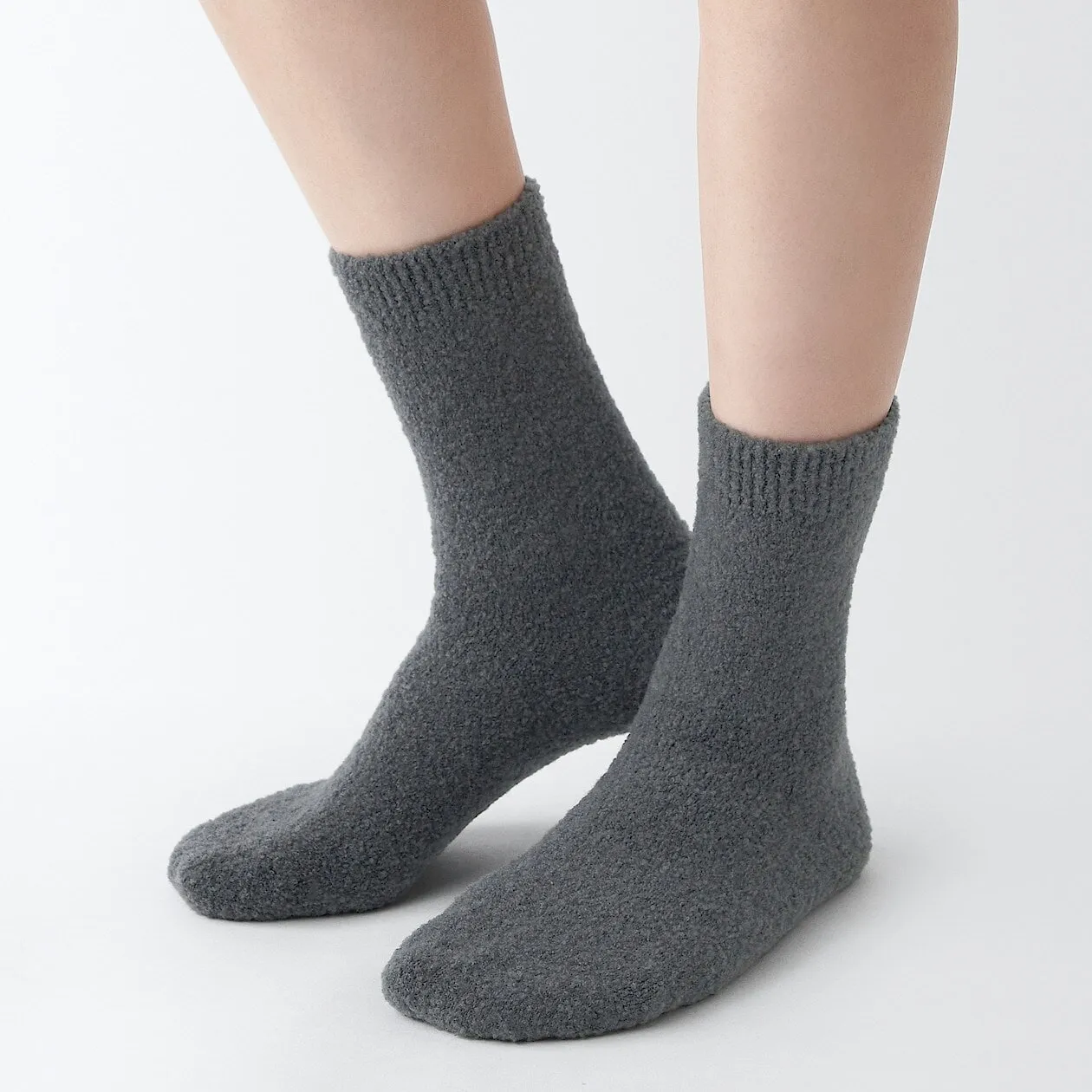 Right Angle Boucle Wool Mix Socks