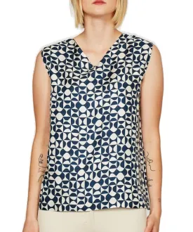 'S Max Mara Geometric Printed Top