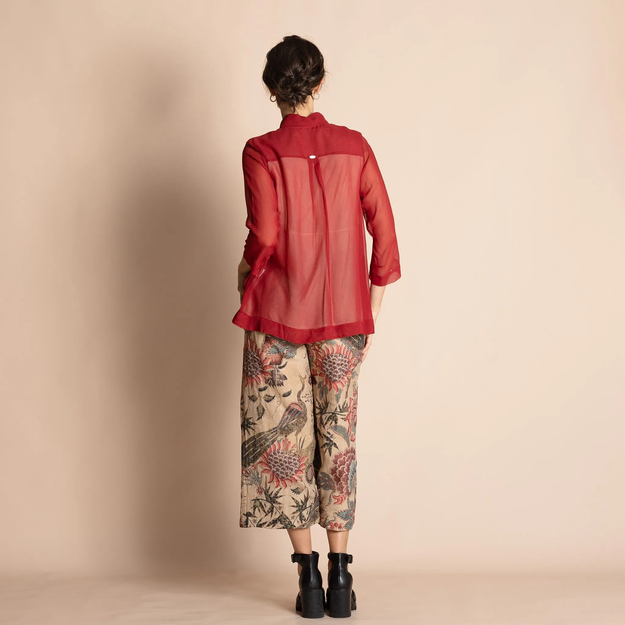 silk trapeze shirt