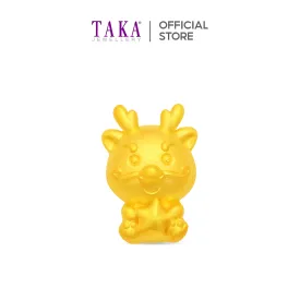 TAKA Jewellery 999 Pure Gold Charm Tiger