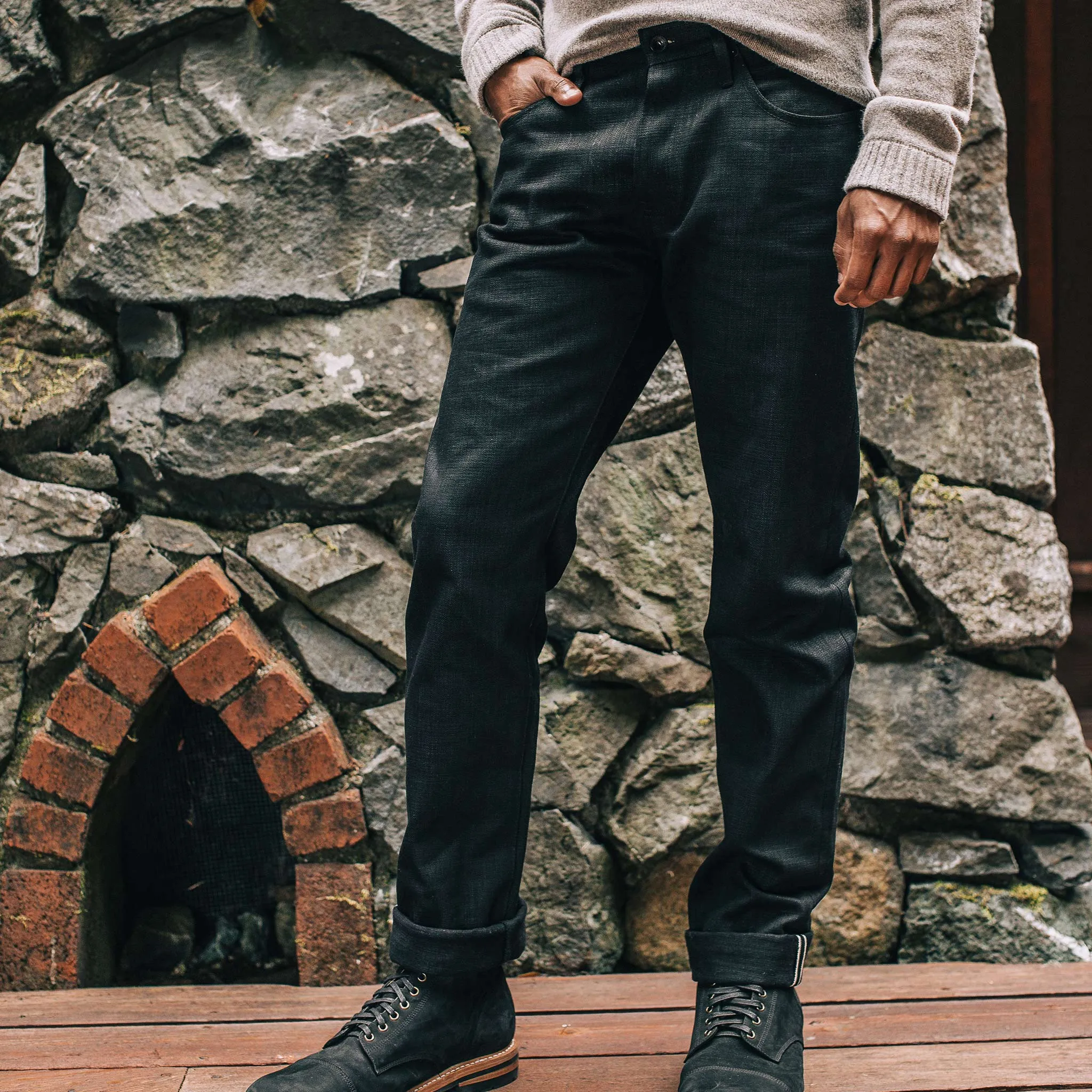 The Democratic Jean in Black Selvage