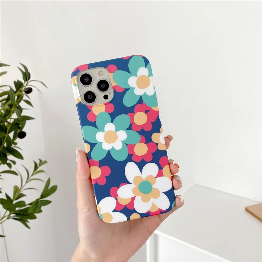 Vintage Colourful Flowers Phone Case