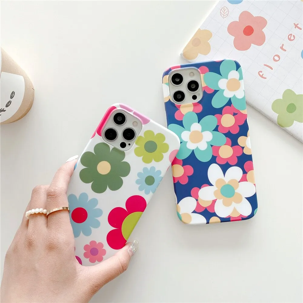 Vintage Colourful Flowers Phone Case