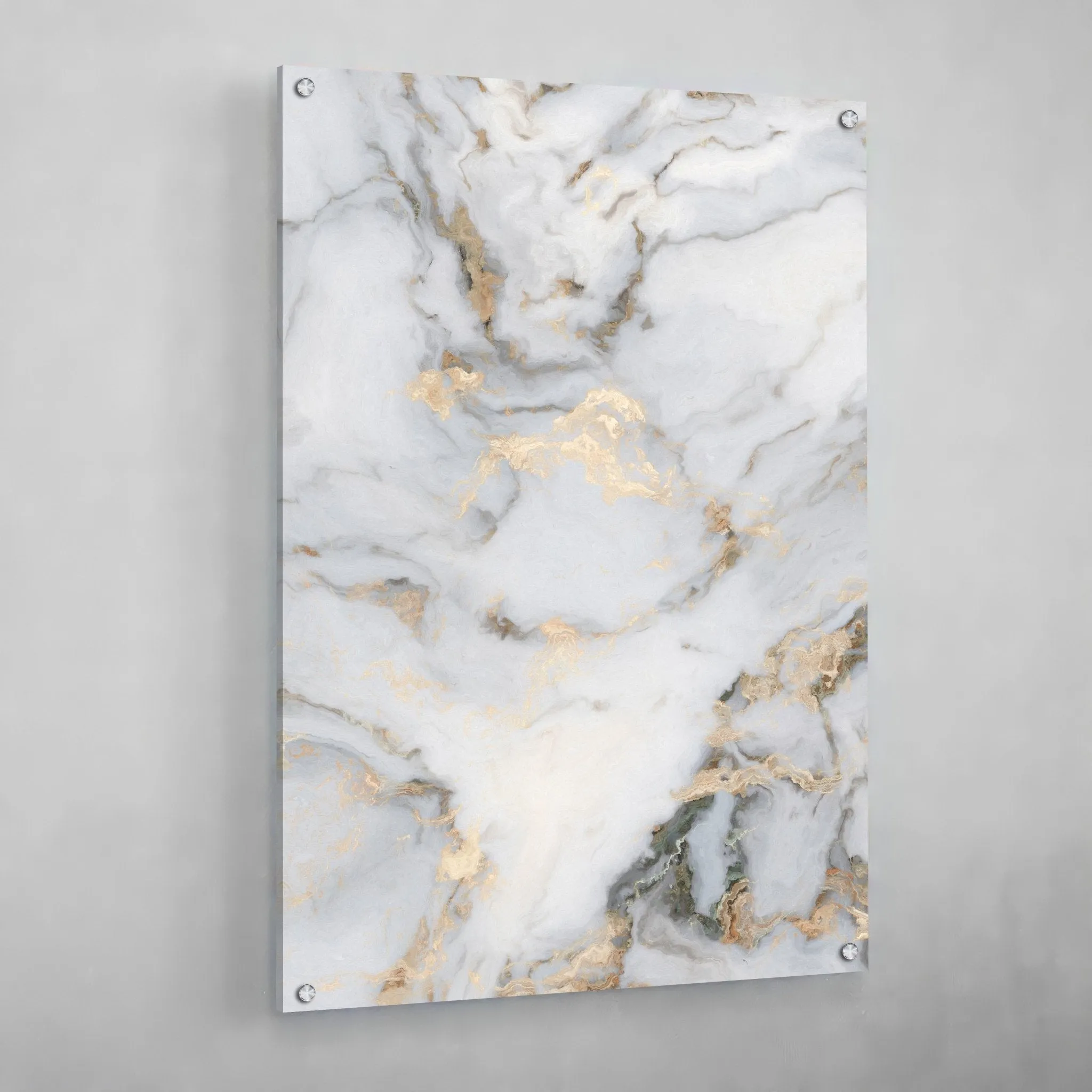 White Marble Wall Art