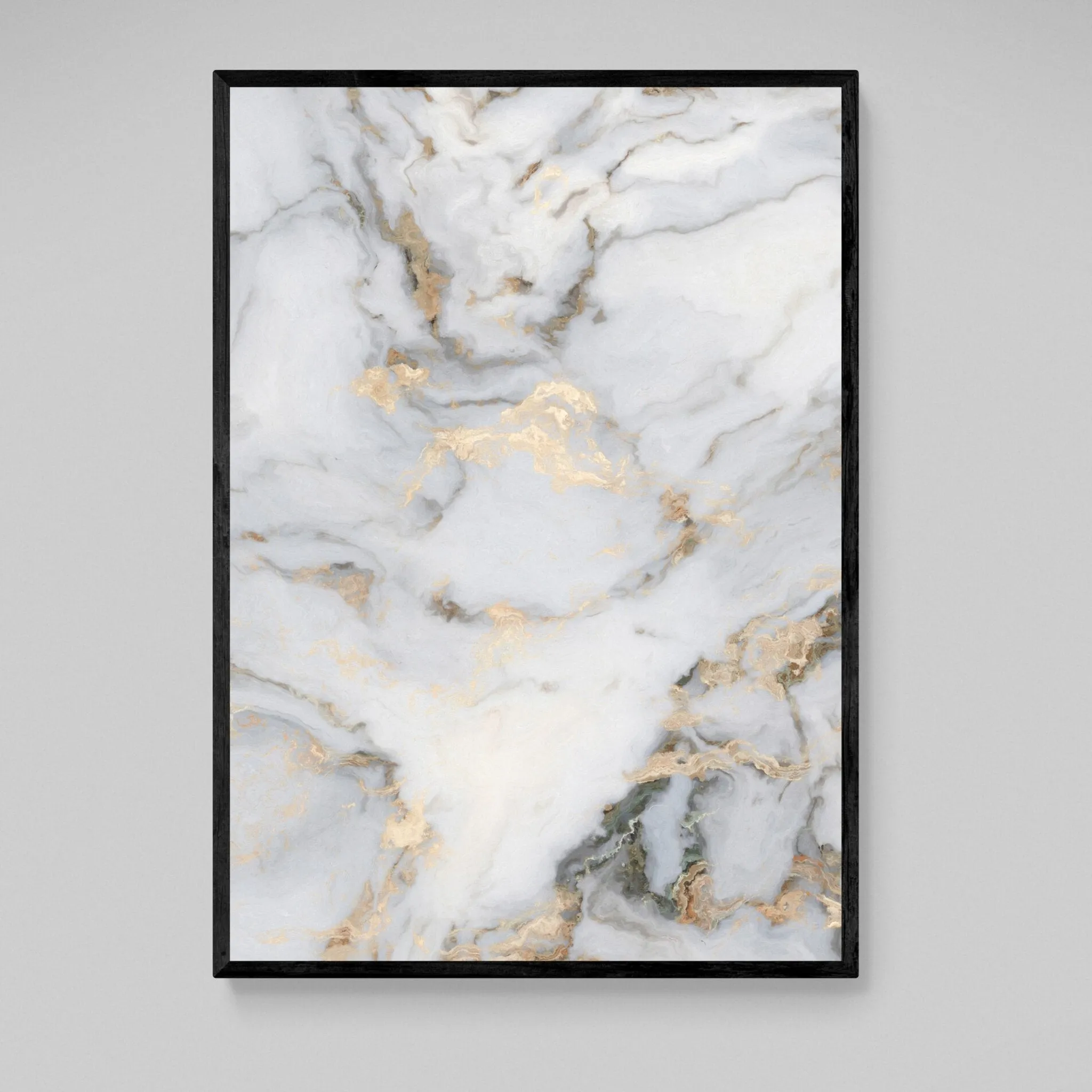 White Marble Wall Art